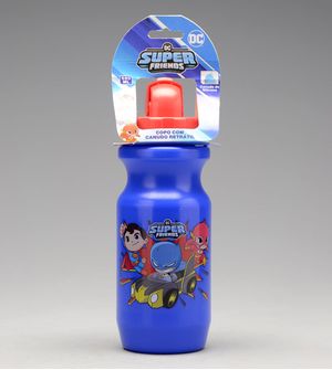 Copo com Bico Retrátil Super Friends 580ml
