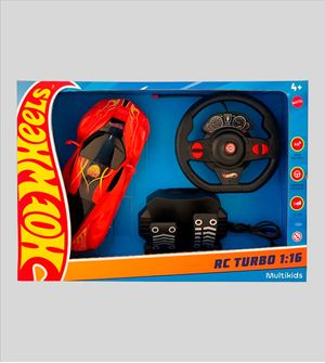 Carrinho de Controle Remoto RC Turbo 1:16 Hotwheels