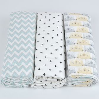 Cueiro Estampado com 3 Peças - 4105