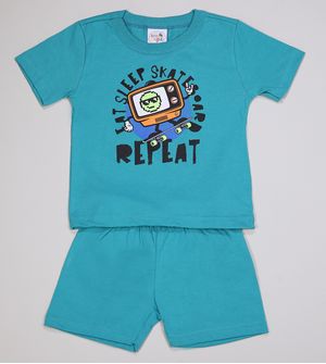 Conjunto Pijama Skateboard - 200450 De 1 a 3 anos