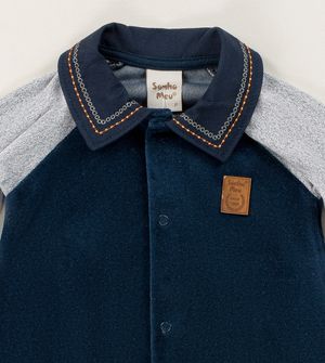 Macacão Plush Conforto Marinho