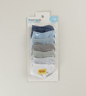 Kit Meia Semaninha Básica com 7 unidades - 0 a 7 meses