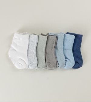 Kit Meia Semaninha Básica com 7 unidades - 0 a 7 meses