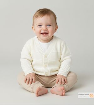 Casaco Trançado Off White