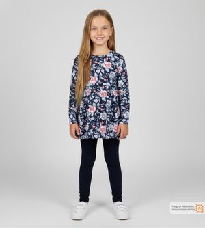 Conjunto Floral Marinho