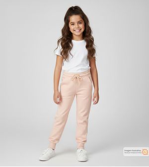 Calça Moletom Girl Rosa