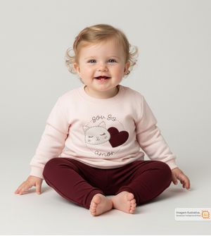 Conjunto Moletom Só Amor