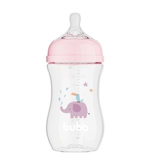 Mamadeira Easy Flow 270ml Elefante Rosa