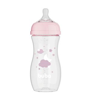 Mamadeira Easy Flow 330ml Nuvem Rosa