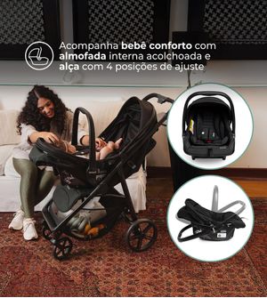 Carrinho Travel System Magno Duo Infanti