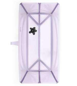 Banheira Flexível Transparente Lavanda Plug Térmico Stokke