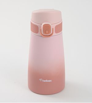 Garrafa Térmica Inox Parede Dupla Direct Drink Rosa 350ml