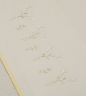 Jogo de Lençol para Berço Bordado - 25780F