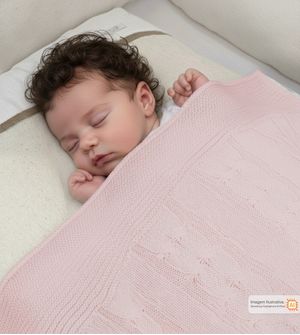 Manta Tranças 70 x 90cm - 13379AB