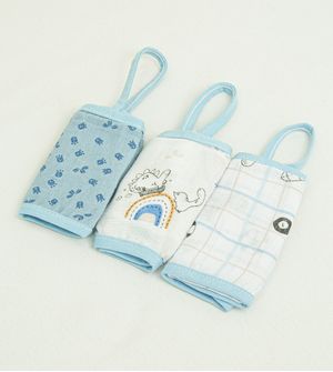 Kit Paninho de Boca 3 Peças Com Prendedor de Chupeta - 1563