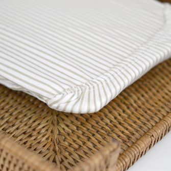 Jogo de Lençol para Berço Camping Listras com 2 peças