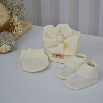 Kit Sapatos Luvas e Touca 1005 - Tam. RN