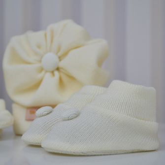 Kit Sapatos Luvas e Touca 1005 - Tam. RN