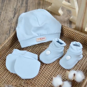 Kit Sapatos Luvas e Touca 10071 - Tam. RN