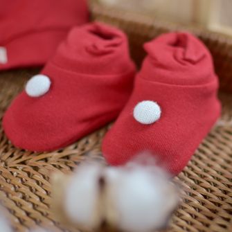 Kit Sapatos Luvas e Touca 10071 - Tam. RN