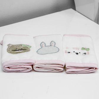 Babete com Prendedor de Chupeta com 3 Peças - 1545