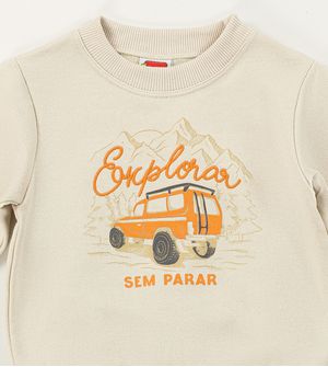 Conjunto Moletom Explorar Sem Parar