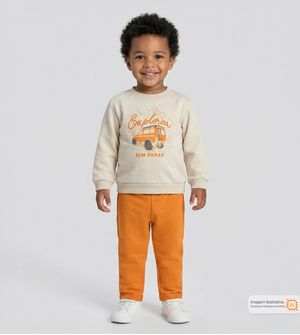 Conjunto Moletom Explorar Sem Parar