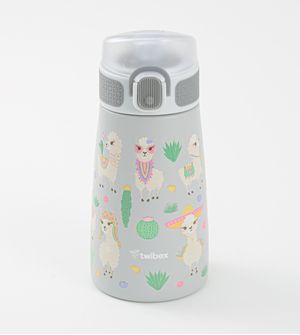 Garrafa Térmica Inox Parede Dupla Lhama 3D 350ml Twibex