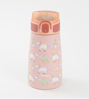 Garrafa Térmica Inox Parede Dupla 3D Unicórnio 350ml Twibex