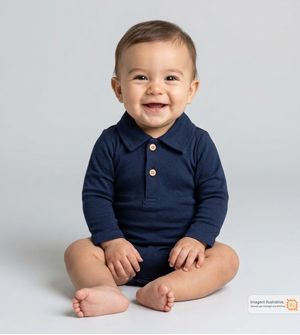 Body Polo Básico Marinho