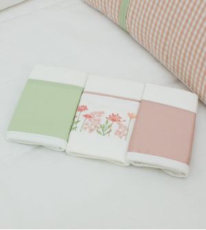 Kit Toalha de Boca Jardim com 3 unidades