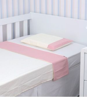Jogo de Lençol para Berço Americano Básico Chic com 3 Peças