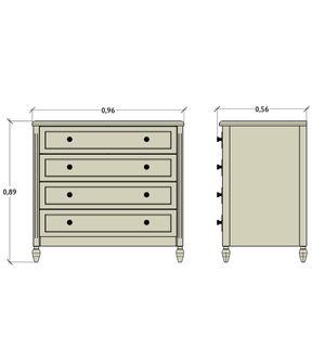 Cômoda Infantil La Vie Cia do Móvel