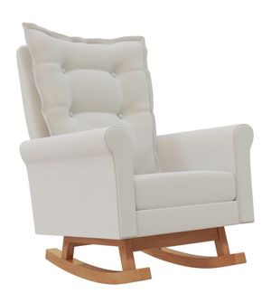 Poltrona Nana Plus Veludo Cia do Móvel