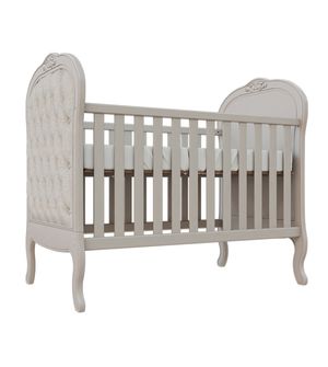 Berço de Madeira Ópera com Capitonê