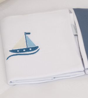 Kit Fronha Linho Náutico com 2 Peças