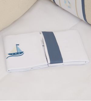 Kit Fronha Linho Náutico com 2 Peças