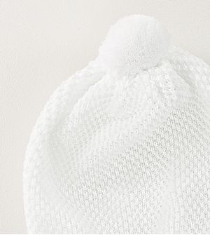 Kit Touca Luva e Sapato Pompom Fofinho - Tam. RN