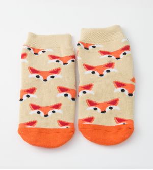 Meia Cano Médio Antiderrapante Raposinha Tam. 20 a 23