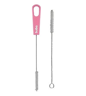 Escova de Limpeza P/ Canudo  Rosa - 09735