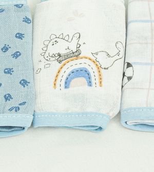 Kit Paninho de Boca 3 Peças Com Prendedor de Chupeta - 1563