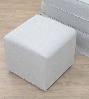 Poltrona Amamentação Julia Linho com Puff e Balanço Gariani