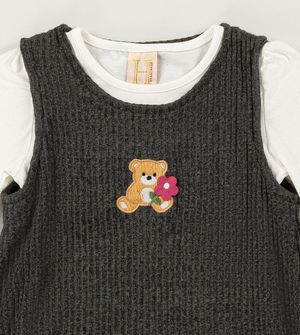 Salopete/Blusa Ursinha