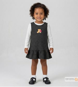 Salopete/Blusa Ursinha