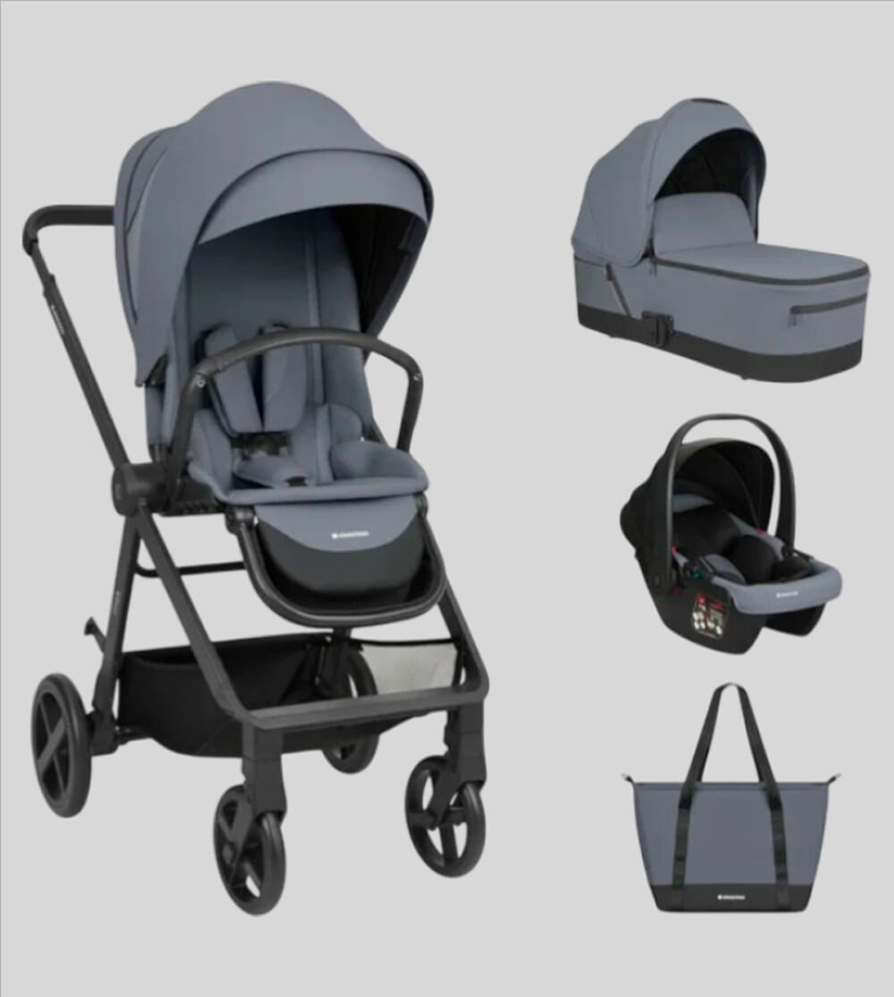 Carrinho Travel System Mia 3 em 1 Kikka boo - Alô Bebê - Loja Oficial