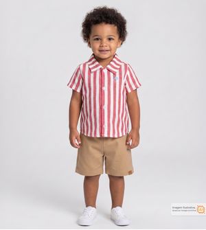 Conjunto Tomatinho Listras