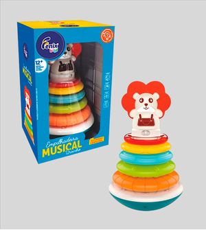Brinquedo de Empilhar Ursinho Musical