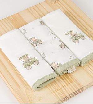 Kit Fralda de Boca Com 3 Unidades - 26515ME