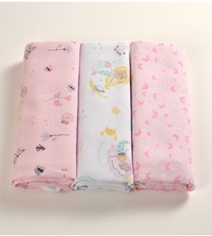 Cueiro Estampado com 3 Peças - 1091