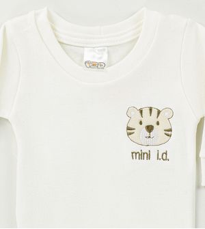 Conjunto Body Tigre Bege